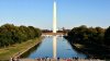 La pintura azul se desprende del espejo de agua del Monumento a Lincoln recién renovado