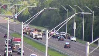 Accidente I-95 en el condado Brevard