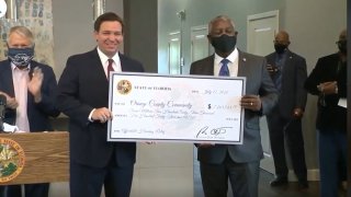 Ron DeSantis y Jerry Demings