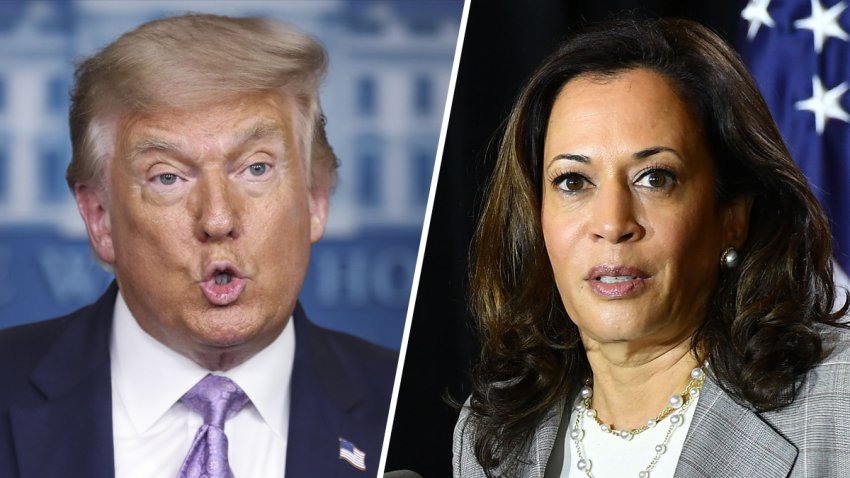 Trump y Kamala Harris