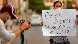 Periodistas protestas por secuestro de colega