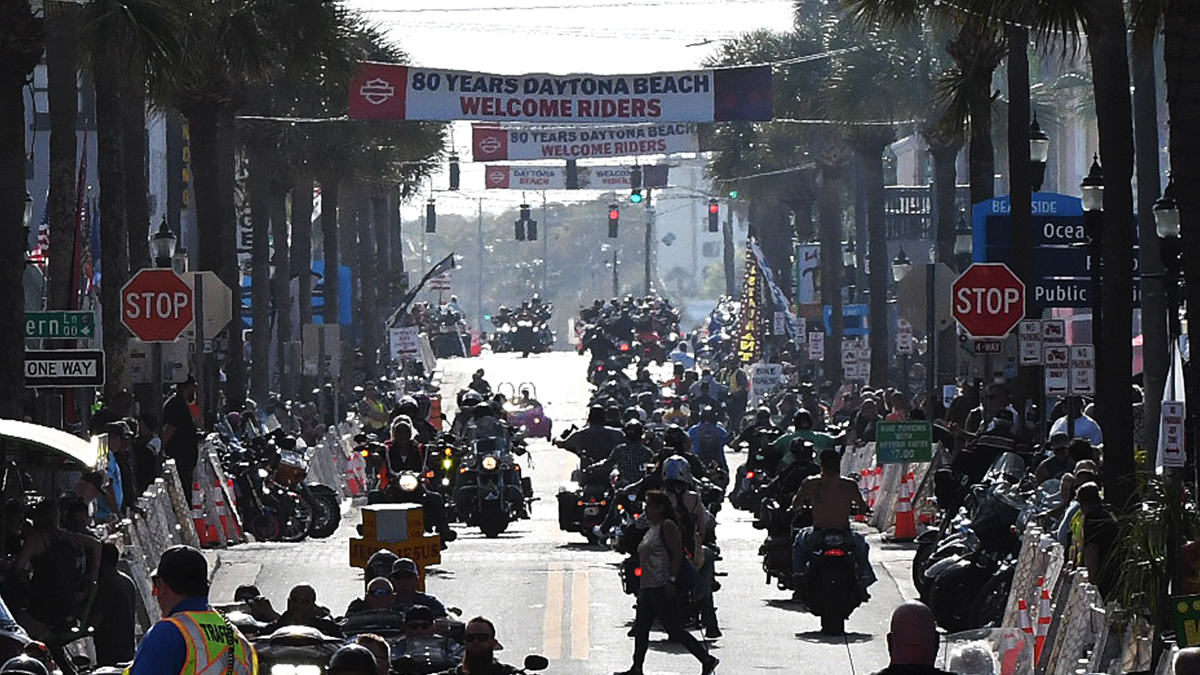 Tight security in Daytona for the start of “Bike Week”