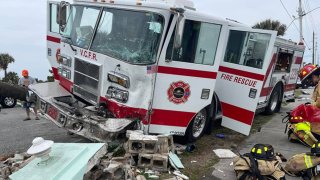 Camión de bomberos del condado Volusia