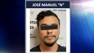Imagen policial de un hombre detenido en Jalisco por un delito del que huyó de Nevada