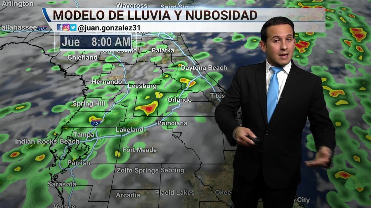 El pronóstico del tiempo para Florida Central Telemundo Orlando (31)