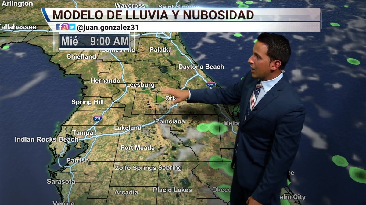 El pronóstico del tiempo para Florida Central Telemundo Orlando (31)