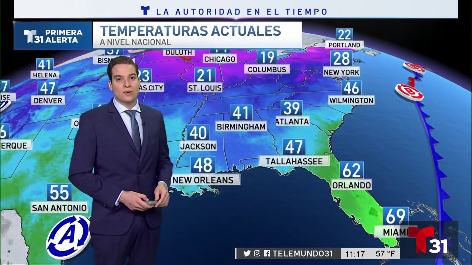 pronostico del tiempo en new orleans