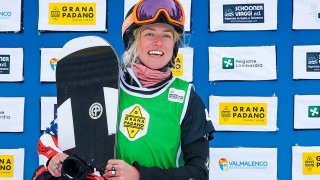 Faye Gulini at the 2021 Valmalenco World Cup