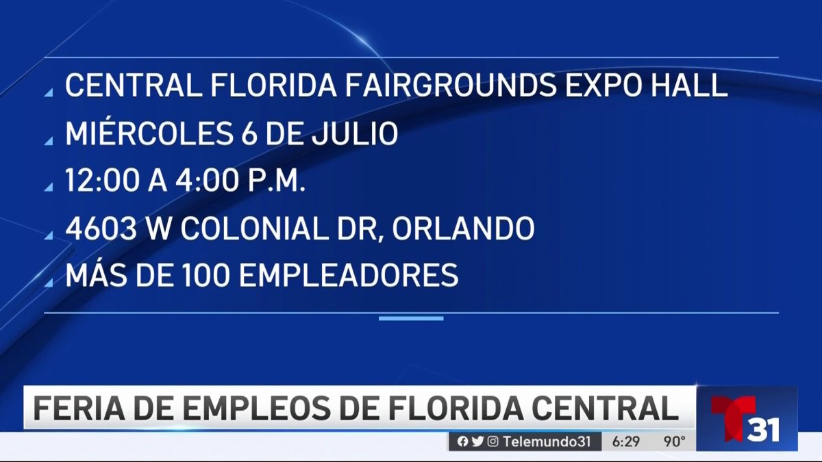Feria de empleo de Florida Central Telemundo Orlando (31) Feria de empleo de Florida Central Telemundo Orlando (31)