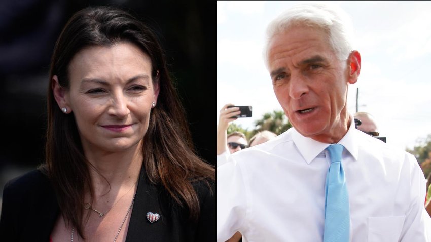 Nikki Fried and Charlie Crist