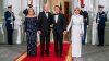 En video: Joe Biden y Emmanuel Macron llegan con sus esposas a la cena de Estado en Washington