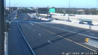 Accidente en la I-4 en Orlando