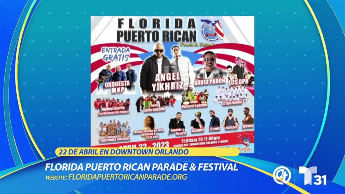 Esto se espera durante la parada puertorriqueña en Orlando Telemundo