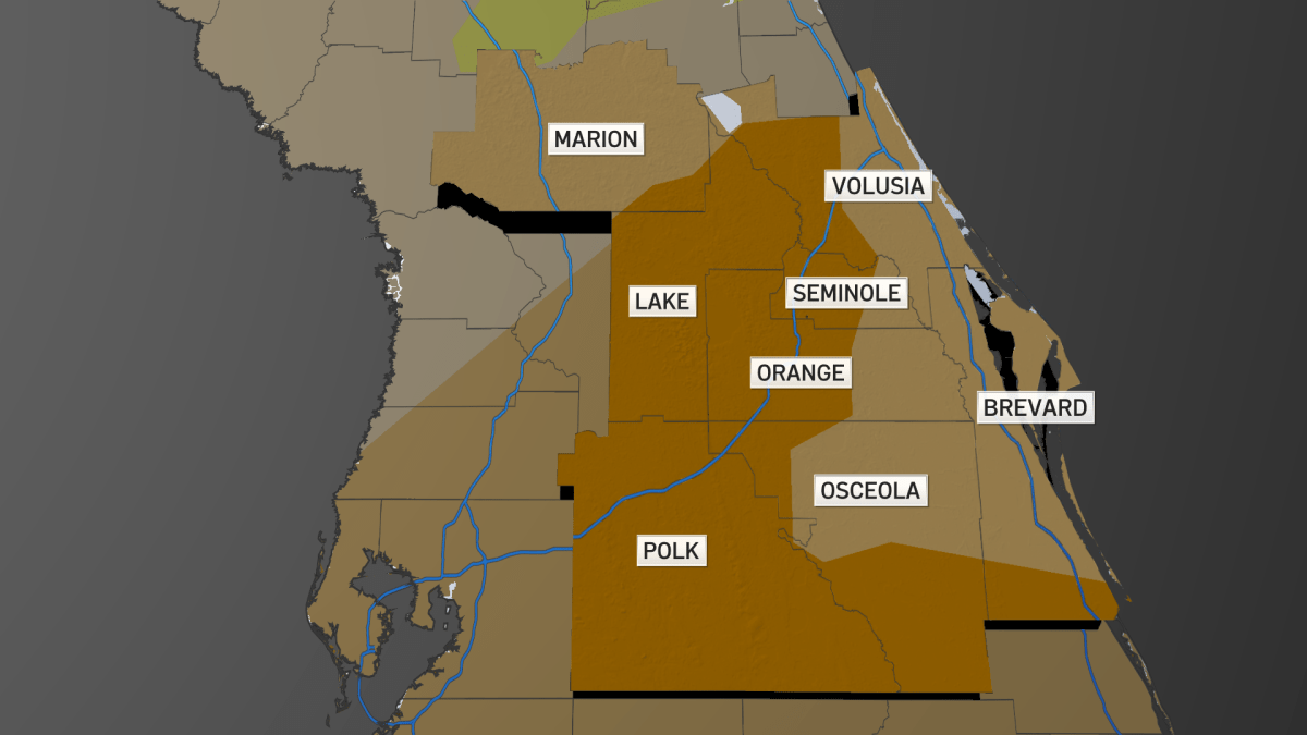 Florida counties experience moderate and severe drought