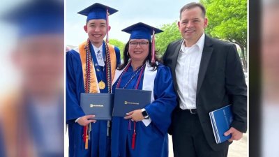 Amor sin palabras: lenguaje de signos americano motiva a  madre a graduarse con su hijo