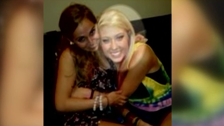 Hannah Collins (right) was found dead in downtown LA on Aug. 13, 2023.