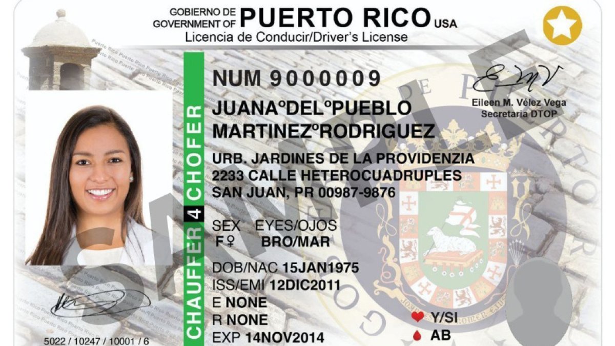 Puerto Rico tendrá nueva licencia de conducir para resaltar USA