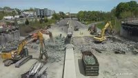 Timelapse video shows removal of I-95 bridge in Norwalk, Conn. in 60 seconds