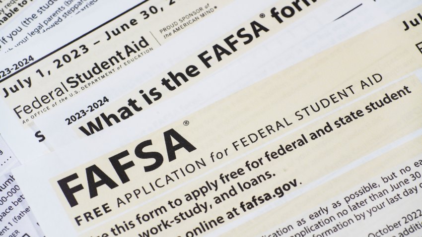 A close up of federal financial aid application in 16×9 aspect ratio