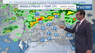 Florida central: Martes caluroso y con potencial de tormentas
