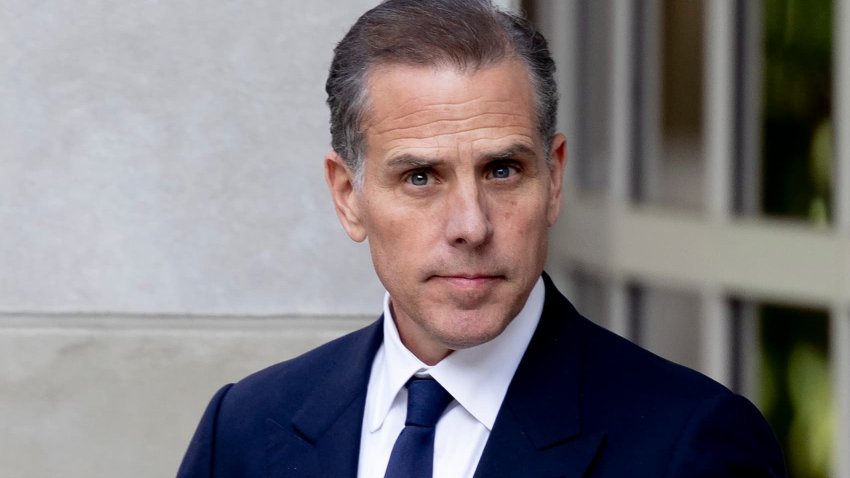 Hunter Biden, son of U.S. President Joe Biden, departs from the J. Caleb Boggs Federal Building on June 3 2024,  in Wilmington, Delaware. Biden is standing trial for felony gun charges.