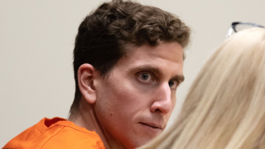 MOSCOW, IDAHO – JANUARY 05: Bryan Kohberger, left, sits with his attorney, public defender Anne Taylor, right, during a hearing in Latah County District Court on January 5, 2023, in Moscow, Idaho. Kohberger has been arrested for the murders of four University of Idaho students in November 2022. (Photo by Ted S. Warren – Pool/Getty Images)