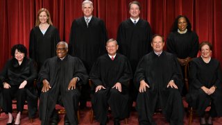 Los jueces de la Corte Suprema de Estados Unidos.