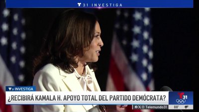 ¿Recibirá Kamala Harris apoyo total del partido demócrata?