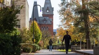 El campus de la Universidad de Cornell, en Ithaca, Nueva York,