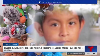 Habla madre de Emiliano, el niño que murió atropellado en Apopka