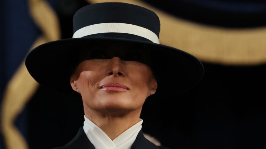 WASHINGTON, DC – JANUARY 20: Melania Trump attends the inauguration of U.S. President-elect Donald Trump in the Rotunda of the U.S. Capitol on January 20, 2025 in Washington, DC. Donald Trump takes office for his second term as the 47th president of the United States. (Photo by Chip Somodevilla/Getty Images)