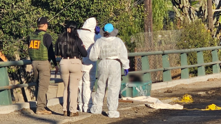 Una cabeza humana fue abandonada el 25 de febrero sobre un puente en Tijuana. Foto: Rafael Colorado