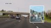 “Suerte que estoy vivo”: impactante video capta auto cayendo de puente a concurrida carretera