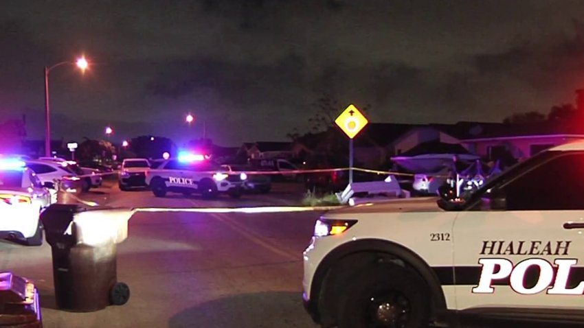 Video of the scene shows officers and police tape at West 10th Court off of 40th Place. A yellow body bag could be seen outside a home there.