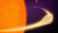 Hallado planeta que se desintegra de forma exprés dejando una cola similar a un cometa