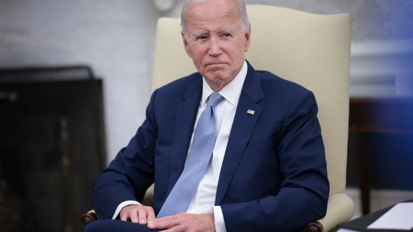 WASHINGTON, DC – AUGUST 29: U.S. President Joe Biden speaks while meeting with President Rodrigo Chaves Robles of Costa Rica in the Oval Office of the White House August 29, 2023 in Washington, DC. Biden and Robles were expected to discuss a range of bilateral issues during the meeting.  (Photo by Win McNamee/Getty Images)