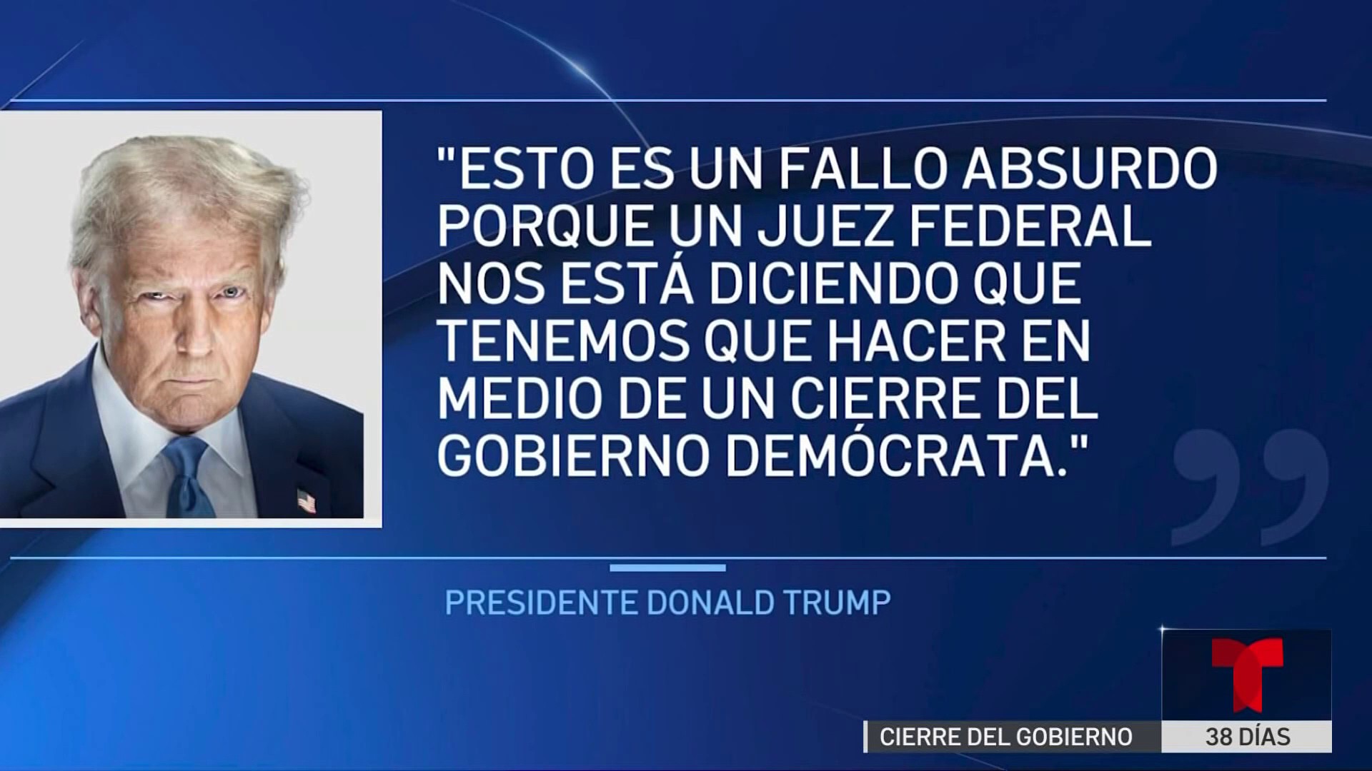 Administración Trump comenzará a financiar beneficios SNAP, image size:1920x1080