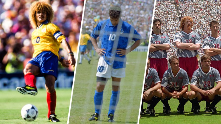 Images from the 1994 World Cup at the Rose Bowl in Pasadena.