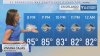 Las próximas horas estarán más estables, con temperaturas descendiendo al rango de los 80 °F